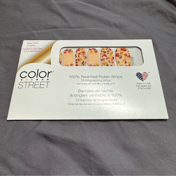 *Retired* Color Street: Good Impressions | Neutral Beige Floral Spring Summer - Picture 3 of 12